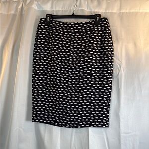 Nine West Black and White Pencil Skirt for Work